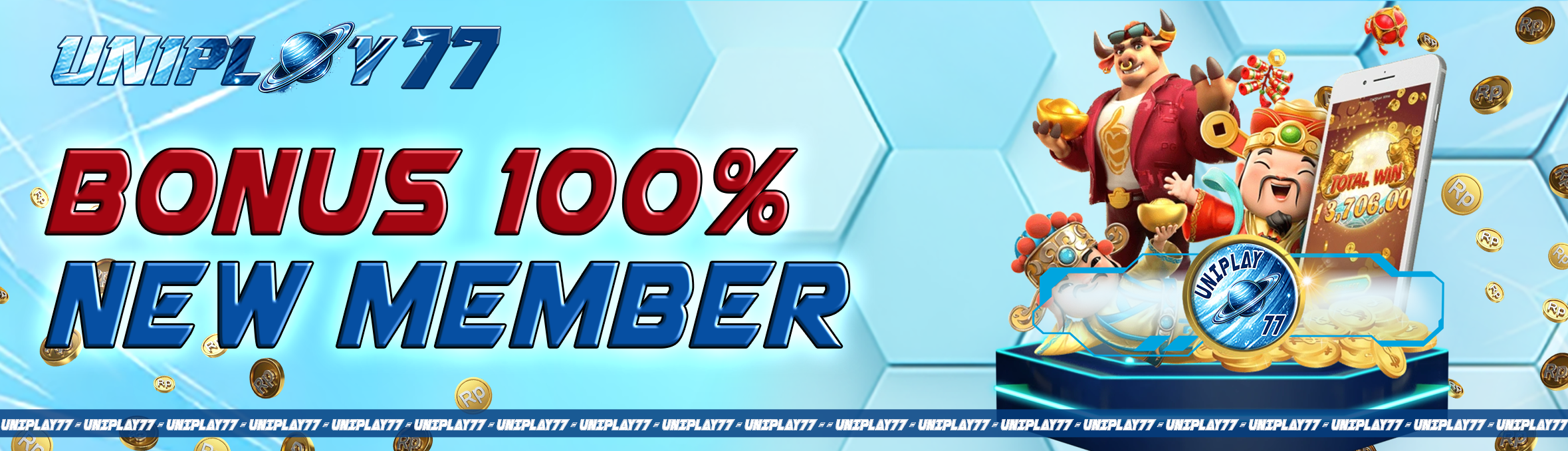 Bonus New Member 100%